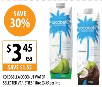 COCOBELLA COCONUT WATER SELECTED VARIETIES 1 litre