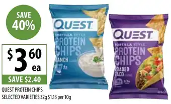 Supabarn QUEST PROTEIN CHIPS SELECTED VARIETIES 32g offer