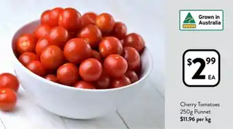 Foodworks Cherry Tomatoes 250g Punnet offer