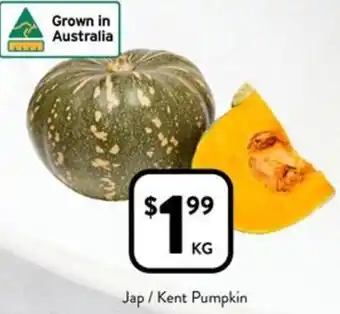 Foodworks Jap / Kent Pumpkin offer