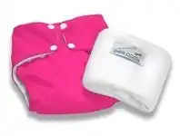 Baby Bunting Pea Pods Nappy Onesize Hot Pink offer