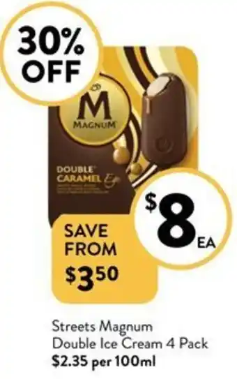 Streets Magnum Double Ice Cream 4 Pack