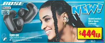 JB Hi-Fi QuietComfort Ultra Open Earbuds offer