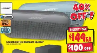 JB Hi-Fi SoundLink Flex Bluetooth Speaker offer