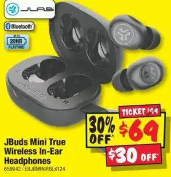 JB Hi-Fi JBuds Mini True Wireless In-Ear Headphones offer