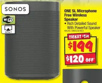 ONE SL Microphone Free Wireless Speaker