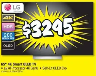 JB Hi-Fi 65" 4K Smart OLED TV offer