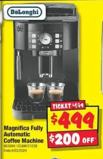 JB Hi-Fi Magnifica Fully Automatic Coffee Machine offer