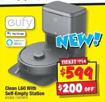 JB Hi-Fi Clean L60 With Self-Empty Station offer