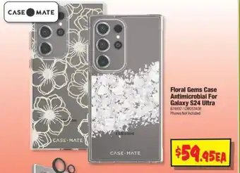 JB Hi-Fi Floral Gems Case Antimicrobial For Galaxy S24 Ultra offer
