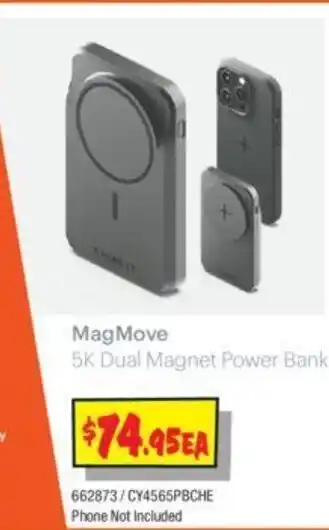 MagMove 5K Dual Magnet Power Bank
