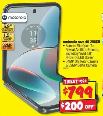 JB Hi-Fi motorola razr 40 256GB offer