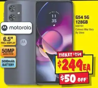 JB Hi-Fi G54 5G 128GB offer