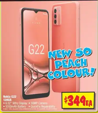 JB Hi-Fi Nokia G22 128GB offer