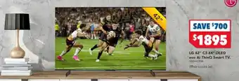 Harvey Norman LG 42" C3 4K OLED evo Ai ThinQ Smart TV. offer