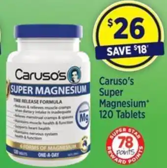 Caruso's Super Magnesium* 120 Tablets