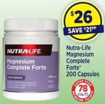 Nutra-Life Magnesium Complete Forte+ 200 Capsules