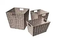 Baby Bunting 4Baby Paper Rope Cube Basket Silver Medium offer