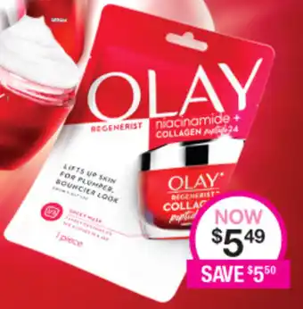 Priceline Olay Regenerist Collagen Sachet offer