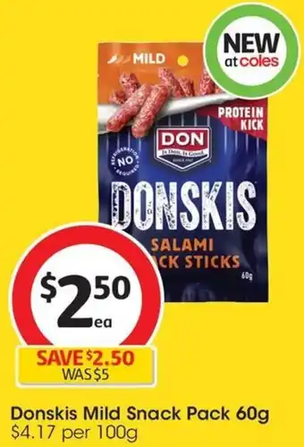 Donskis Mild Snack Pack 60g