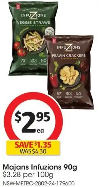 Coles Majans Infuzions 90g offer