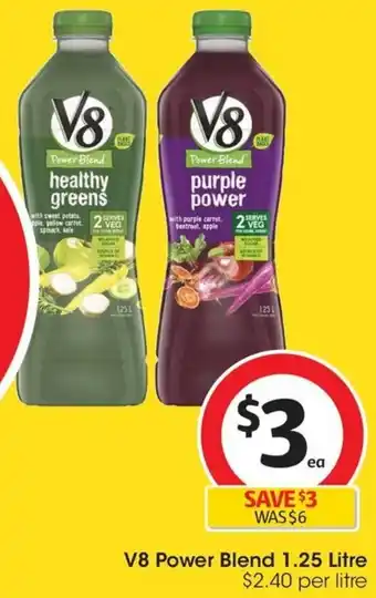 Coles V8 Power Blend 1.25 Litre offer