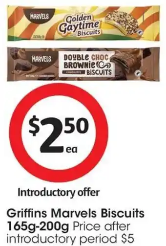 Coles Griffins Marvels Biscuits 165g-200g offer