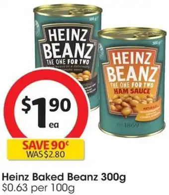 Coles Heinz Baked Beanz 300g offer