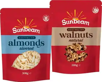 IGA Sunbeam Silvered Almonds, Flaked Almonds or Walnuts 300g offer