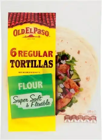 IGA Old El Paso Regular Tortillas 6 Pack Selected Varieties offer