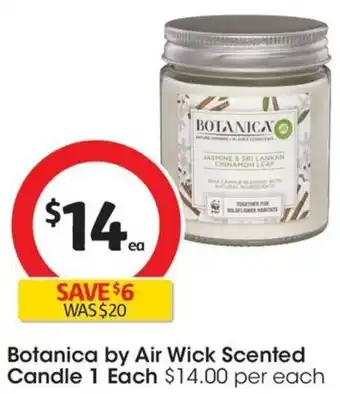 Coles Botanica by Air Wick Scented Candle 1 Each offer