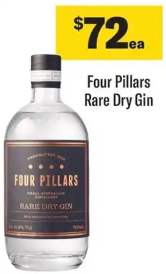 Coles Four Pillars Rare Dry Gin offer