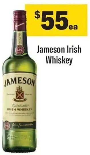 Coles Jameson Irish Whiskey offer
