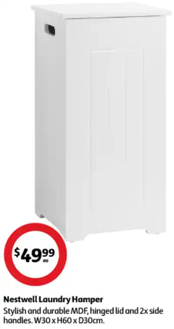 Coles Nestwell Laundry Hamper offer
