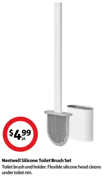Nestwell Silicone Toilet Brush Set