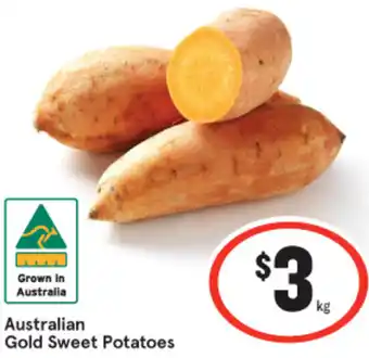 IGA Australian Gold Sweet Potatoes per kg offer