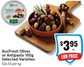 AusFresh Olives or Antipasto 150g