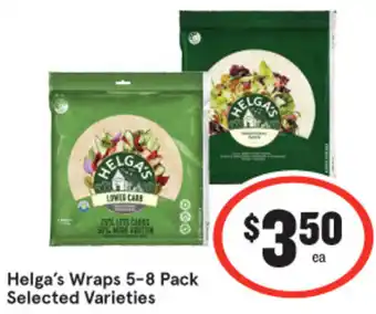IGA Helga's Wraps 5-8 Pack offer