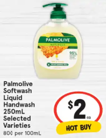 IGA Palmolive Softwash Liquid Handwash 250mL offer