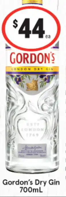 IGA Gordon's Dry Gin 700mL offer