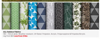 Spotlight All Outdoor Fabrics 140 - 150cm offer