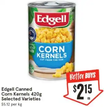 Edgell Canned Corn Kernels 420g