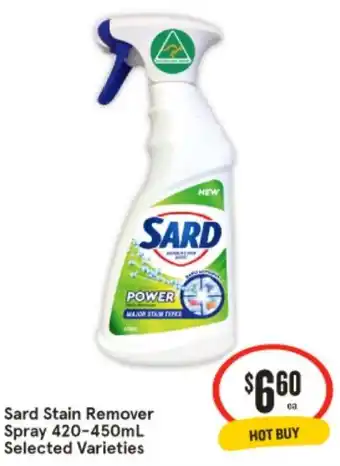IGA Sard Stain Remover Spray 420-450mL offer