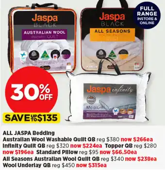 Spotlight ALL JASPA Bedding offer