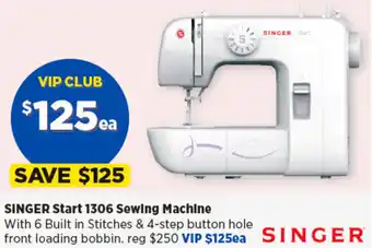 Spotlight SINGER Start 1306 Sewing Machine offer