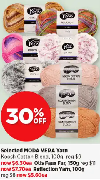 Spotlight sELECTED Moda VERA Yarn offer