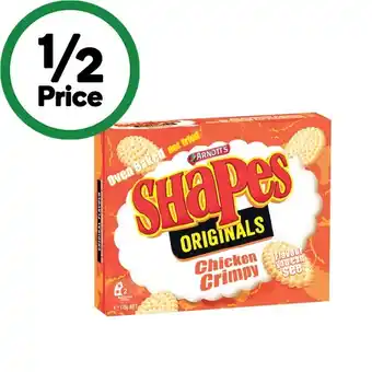 Woolworths Arnott’s Shapes 160-190g or Arnott’s Shapes Fully Loaded 130g offer