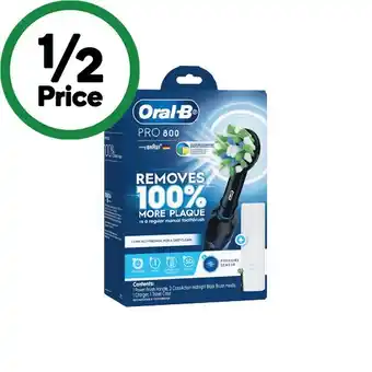 Woolworths Oral-B Pro 800 Electric Toothbrush offer