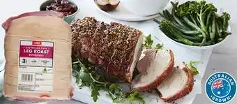 Coles Coles Australian Pork Leg Roast Boneless offer