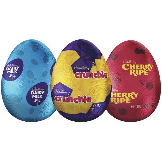 Cadbury Dairy Milk Hollow Eggs 100110g offer at Woolworths